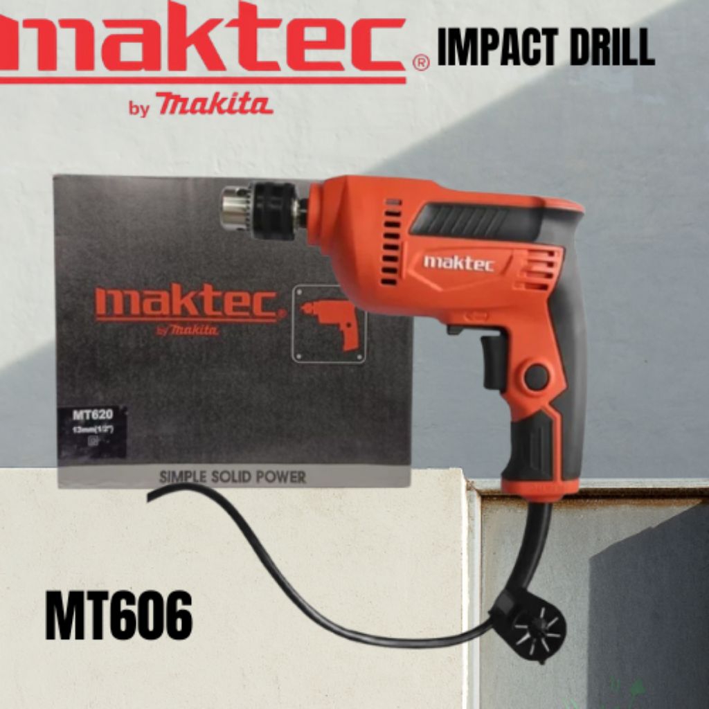Maktec MT606 Compact Impact Drill – Affordable Power Tool by Makita ...