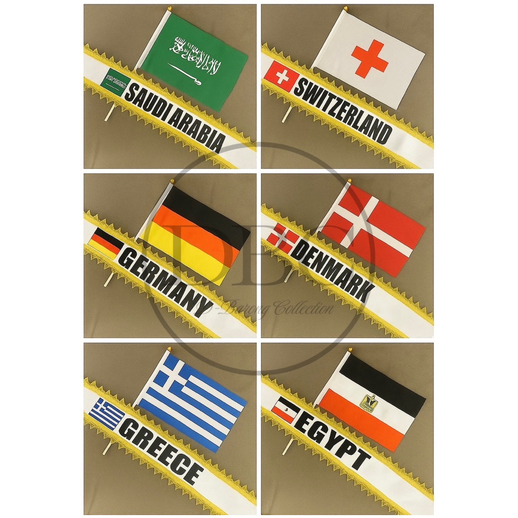 SASH for UNITED NATIONS WITH FLAG (64 Countries available ON HAND ...