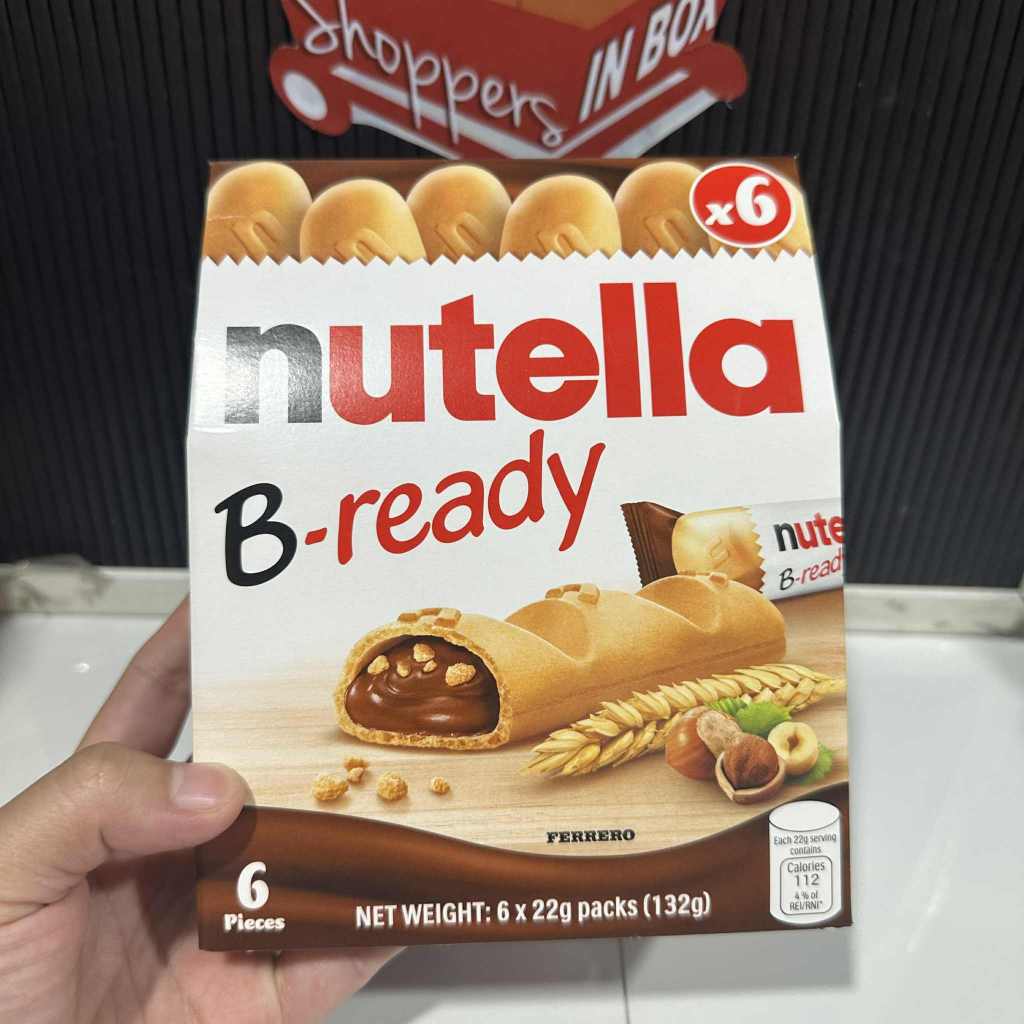 Nutella Ferrero B-ready 6 Bar Multipack 132g | Shopee Philippines