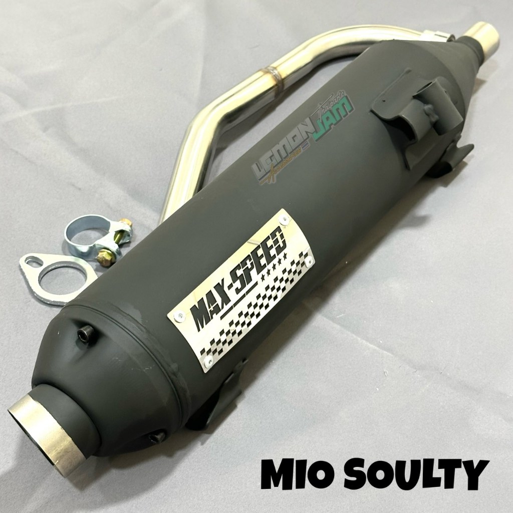 MAXSPEED POWER PIPE V2 STAINLESS NMAX / M3 / CLICK / WAVE 125 / WAVE ...