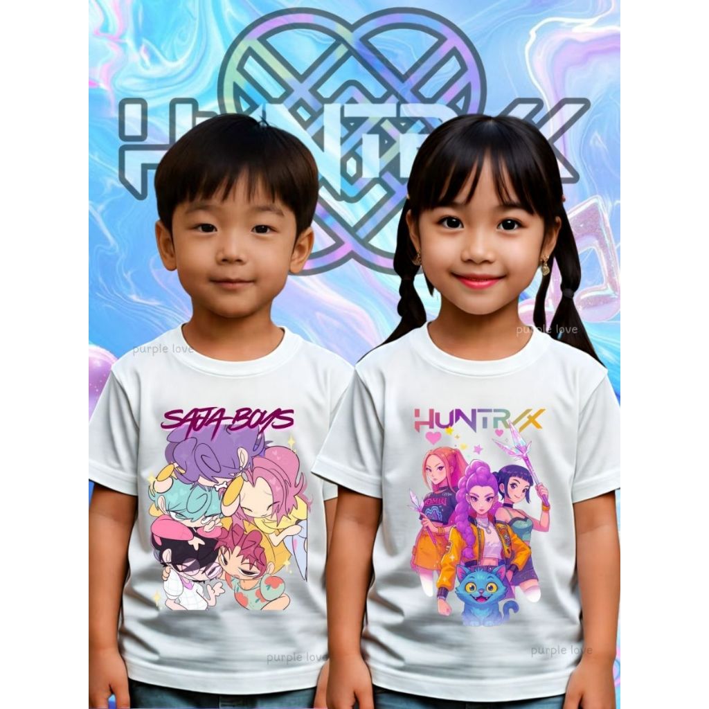 KPOP DEMON HUNTERS (#07) HUNTRIX SAJA BOYS BLUE DERPY TIGER UNISEX T ...