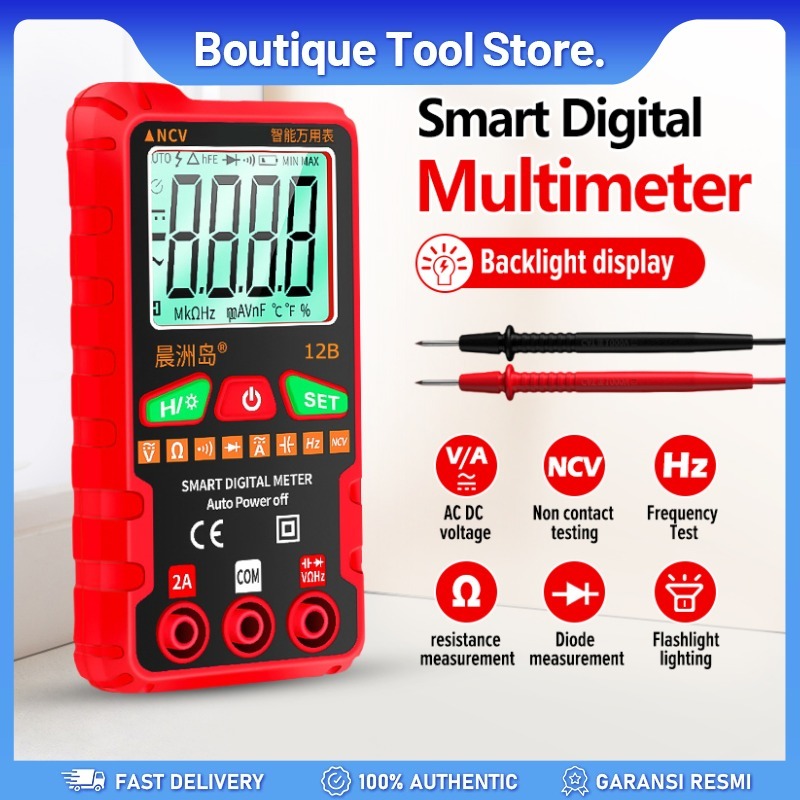 Multimeter LCD Intelligent Digital Display High Precision Voltage ...
