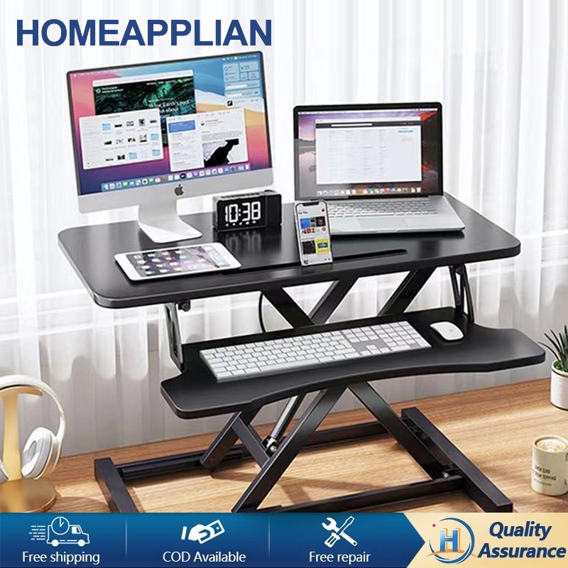 JF Ergonomic Sit-Stand Desk Riser - Foldable Platform for Monitor ...
