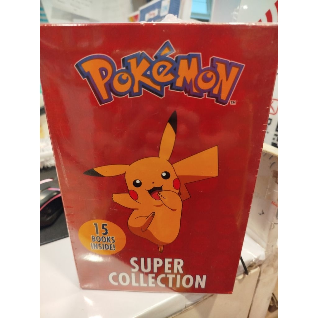 POKEMON SUPER COLLECTION 15 BOOKS INSIDE | Shopee Philippines