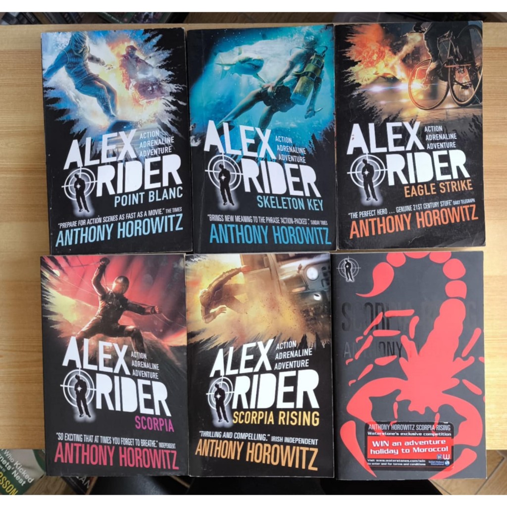 Alex Rider Book Series by Anthony Horowitz - Action / Teenfic / YA ...