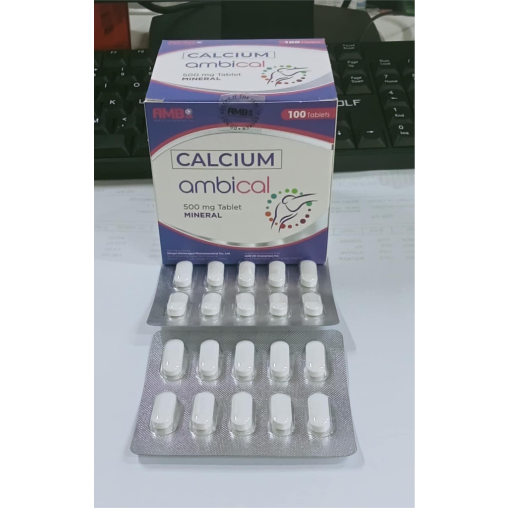 Calcium Carbonate (ambical) 500mg tablet | Shopee Philippines