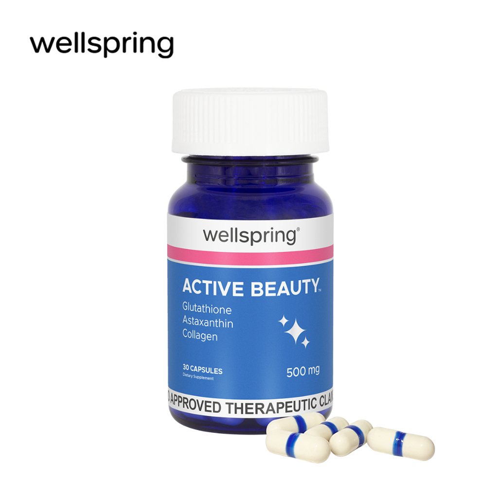 wellspring glutathione Wellspring Active Beauty 500 mg Best Selling Best Collagen Collagen with  Glutathione Capsule