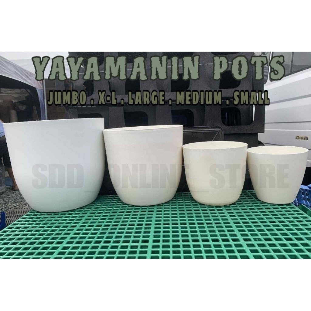 YAYAMANIN POTS JUMBO, X-L, LARGE, MEDIUM, SMALL | Shopee Philippines
