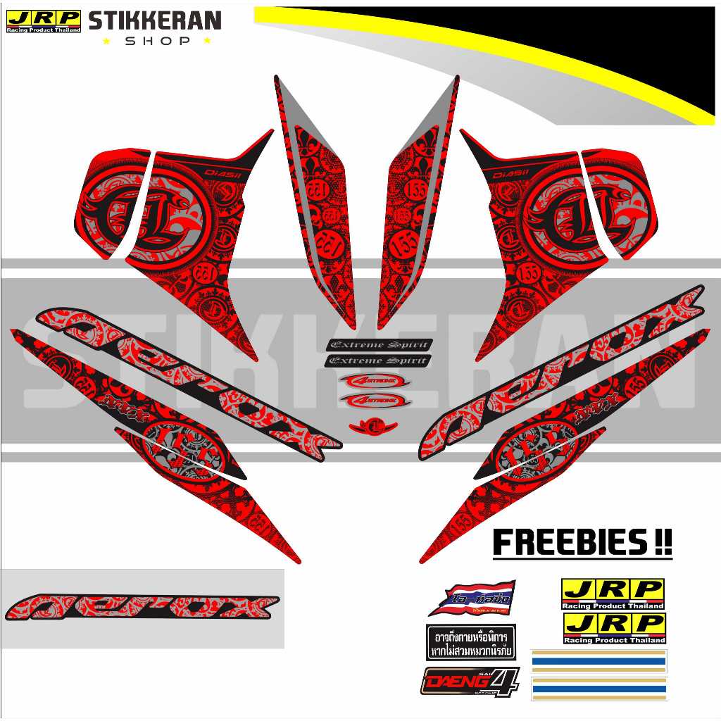 NVX 155 V2 AEROX EXTREME SPIRIT LIMITED EDITION DECALS | Shopee Philippines