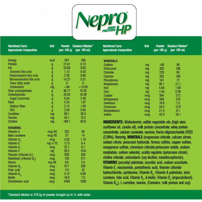 Nepro High Protein (HP) Vanilla 237ml Ready to drink milk | Shopee ...