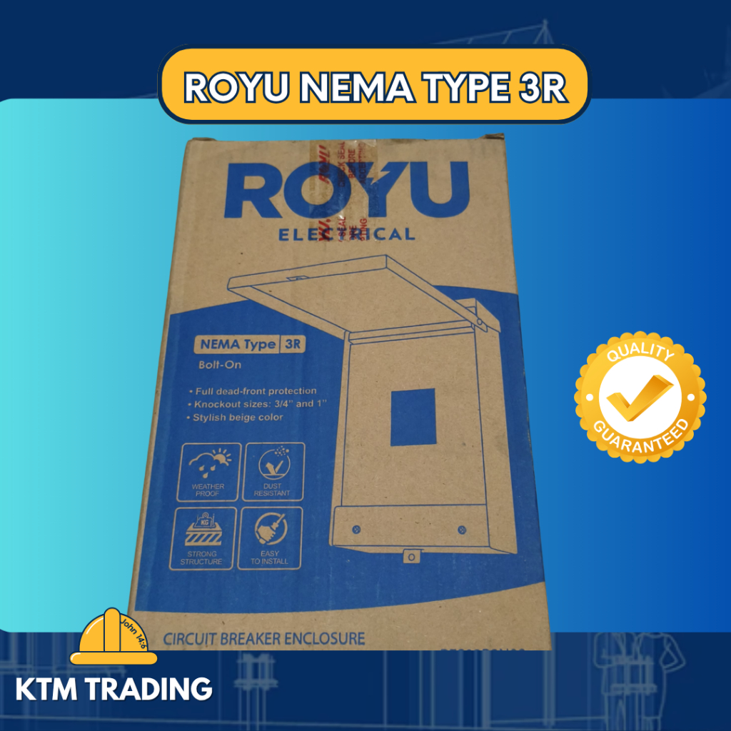 ROYU NEMA 3R BOLT ON, PLUG IN Circuit Breaker | Shopee Philippines