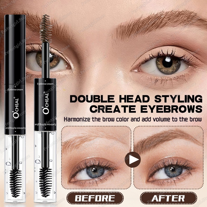 Double-ended Dye Eyebrow Styling Gel Quick Drying Waterproof Brow ...