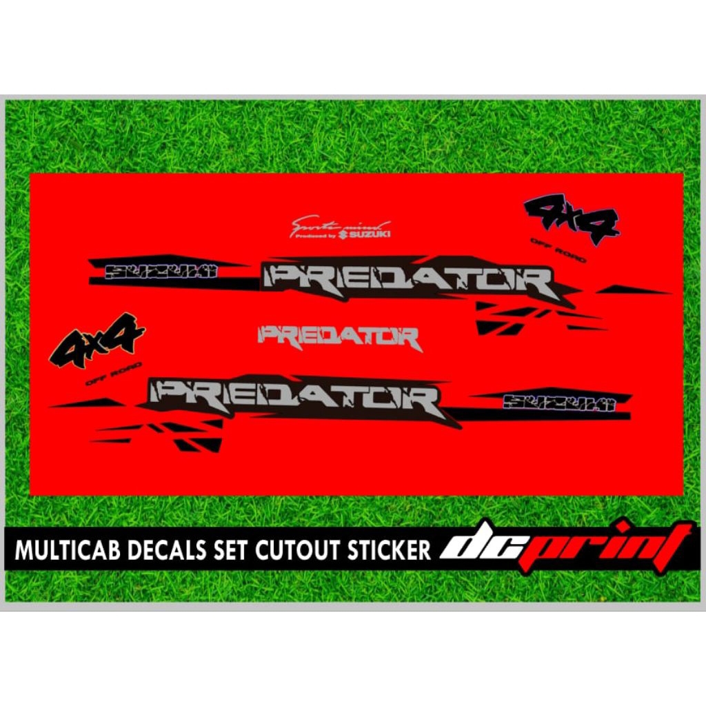 multicab sticker set cutout waterproof high quality | Shopee Philippines