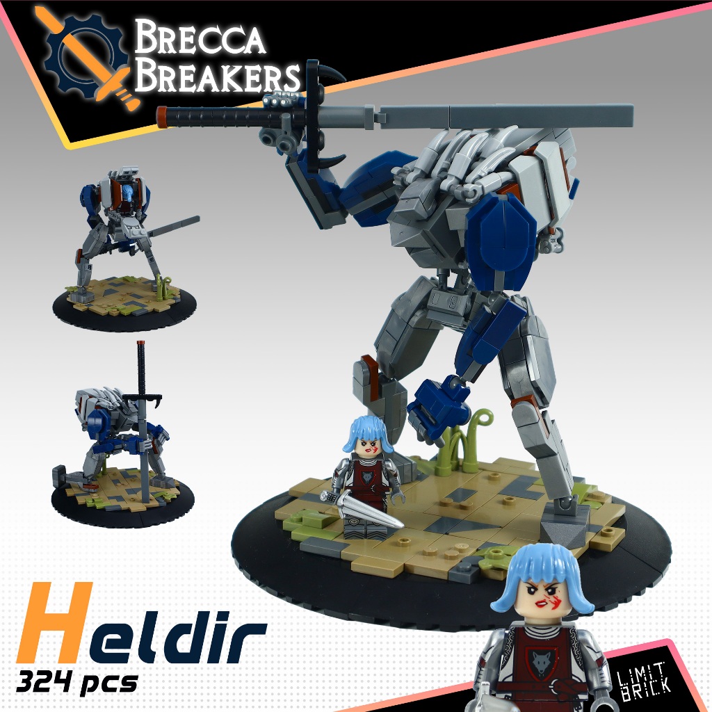 Brecca Breakers Heldir MOC Brick Building Robot Mech | Shopee Philippines