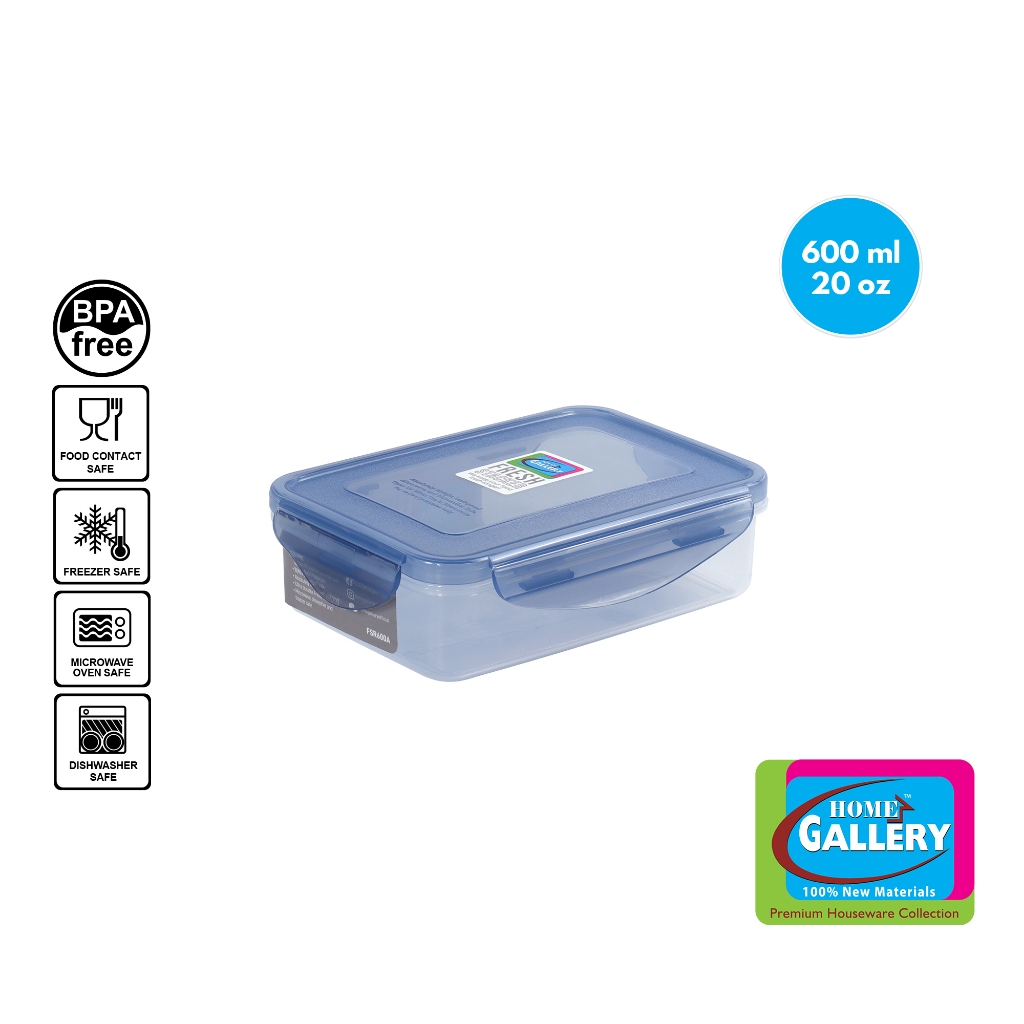 Home Gallery Fresh Stacker Rectangular Food Keeper 600ml BPAFree ...