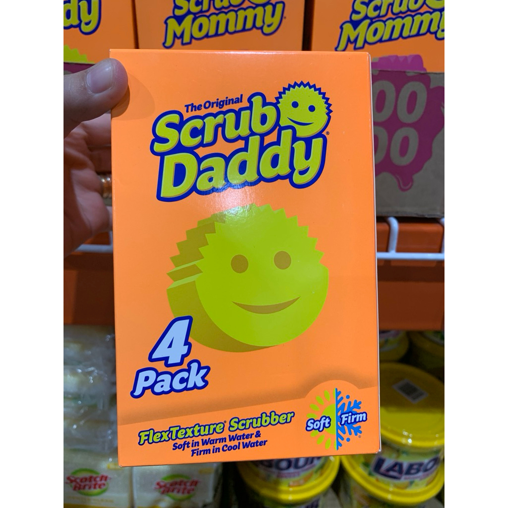 Scrub Daddy Sponge 4 Packs | Shopee Philippines