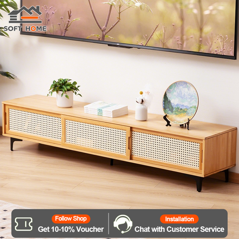 SOFTHOME TV Cabinet TV Rack Cabinet Modern Furniture TV Stand Floor ...