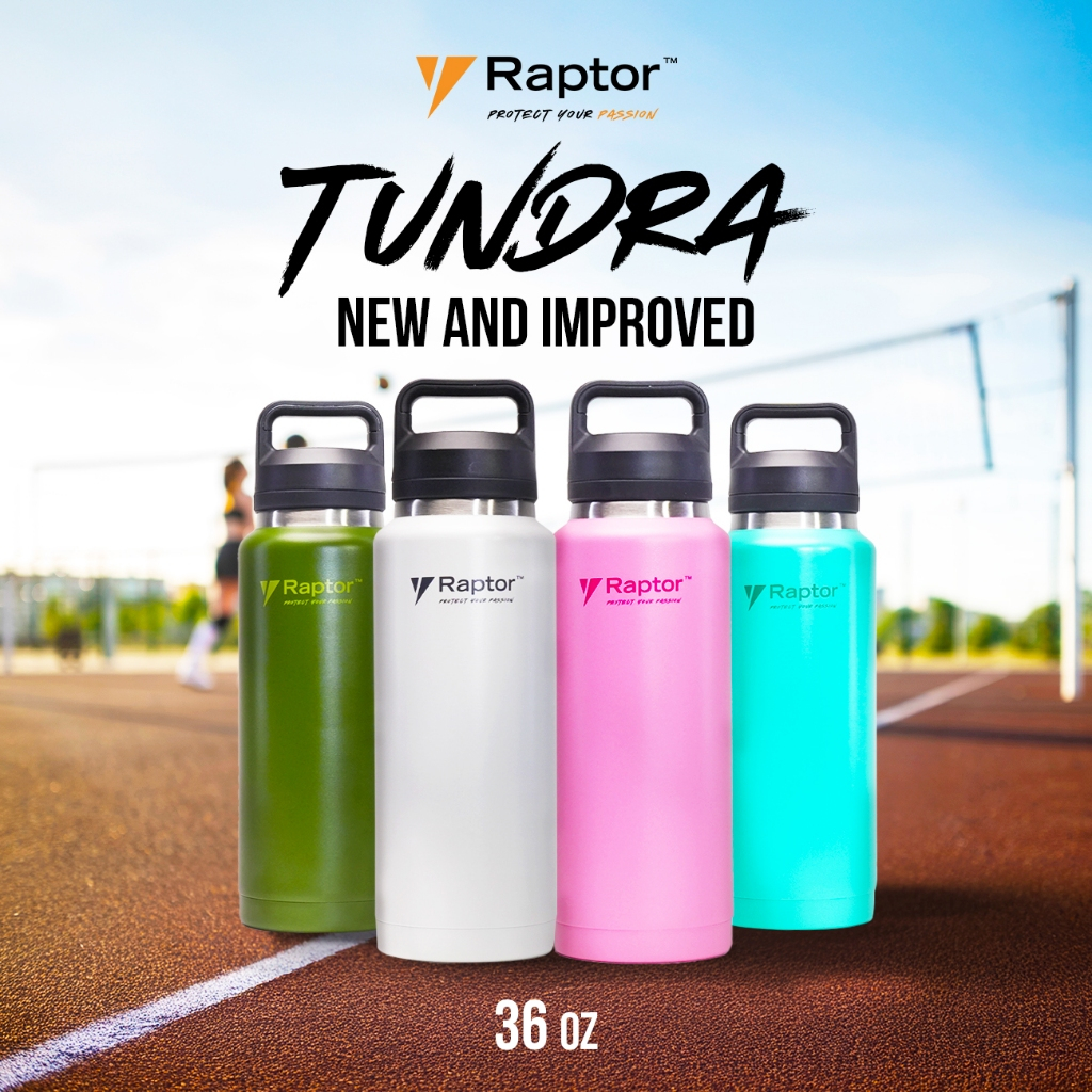 Raptor Tundra 36oz Chug Lid w/ Leak Proof Stainless Steel Drinking ...