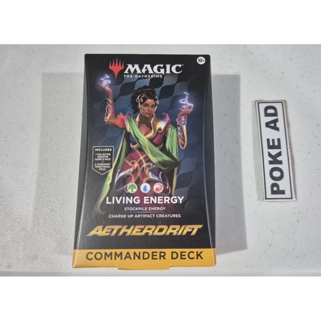 Magic The Gathering MTG Aetherdrift Commander Deck Living Energy ...