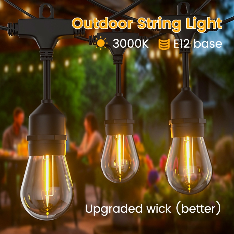 COD S14 String Lights Outdoor Waterproof Light fairy lights christmas ...
