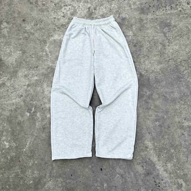 Baggy Sweat Pants for Men and Women French Terry fabric Shopee