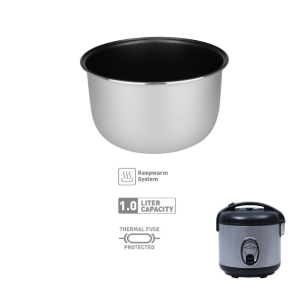 Rice cooker pot fit hanabishi HJC10SS Jar type rice cooker1 liter/5 ...