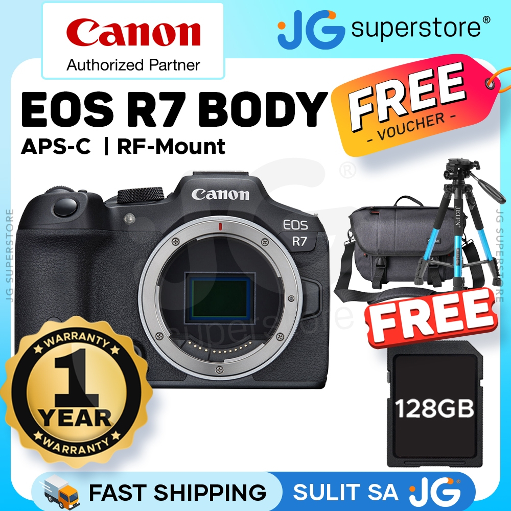 Canon EOS R7 Mirrorless Digital Camera Body 32.5MP APS-C CMOS Sensor ...