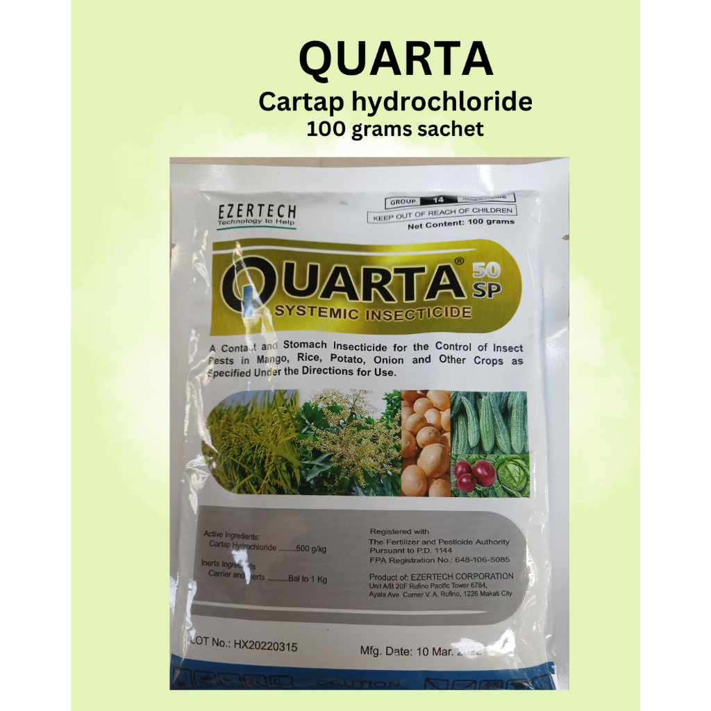 Quarta cartap hydrochloride systemic insecticide 1 sachet | Shopee ...