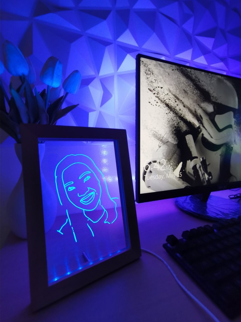 Customized LED Lamps Acrylic Photo Lighted USB Lamps | Shopee Philippines
