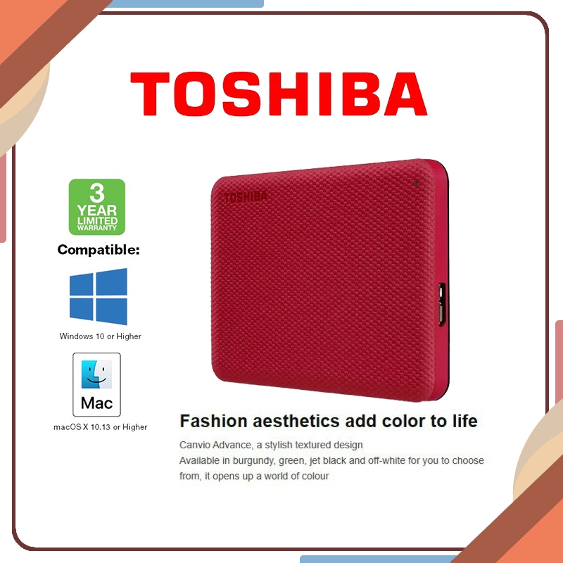Original Canvio Advance HDD 1TB/2TB/4TB Portable hard drives/External ...