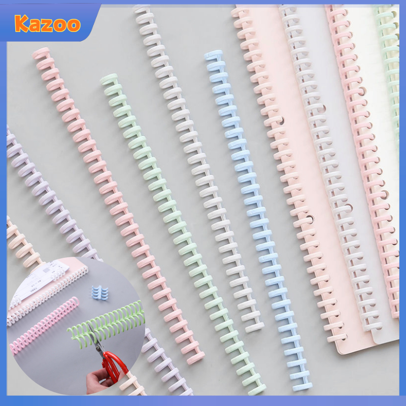 DIY Macaroon color 30 rings folders paper organizers binder count per ...