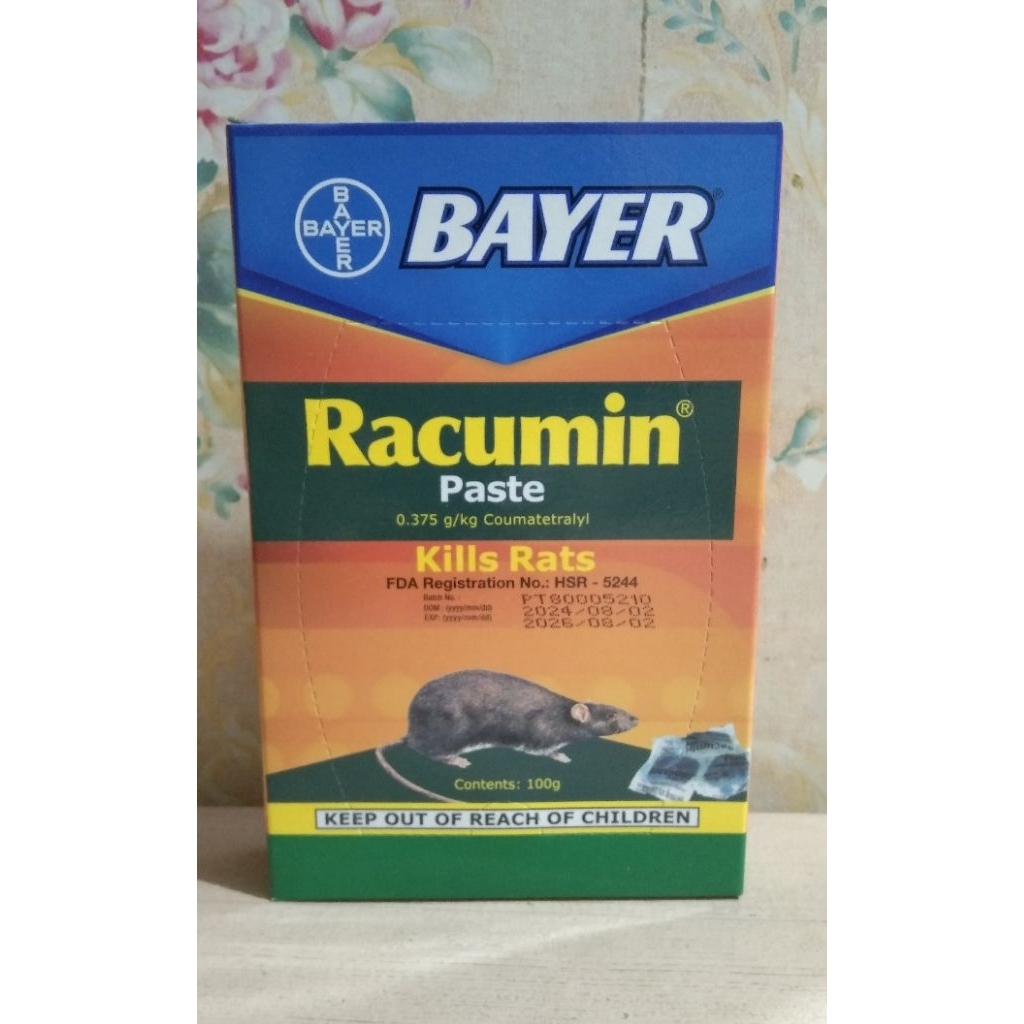 Racumin Rat Paste 100g- Lason sa Daga Ready to use Rat Poison by Bayer ...
