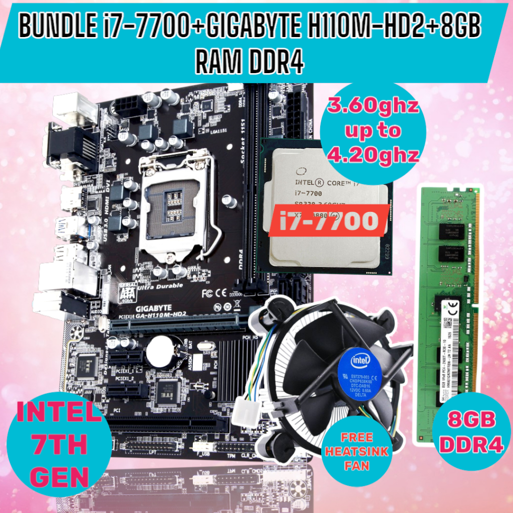 Bundle budget gaming Intel 6th/7th/8th/9th Gen motherboard +processor+8gb  or16gb ram ddr4 korea used