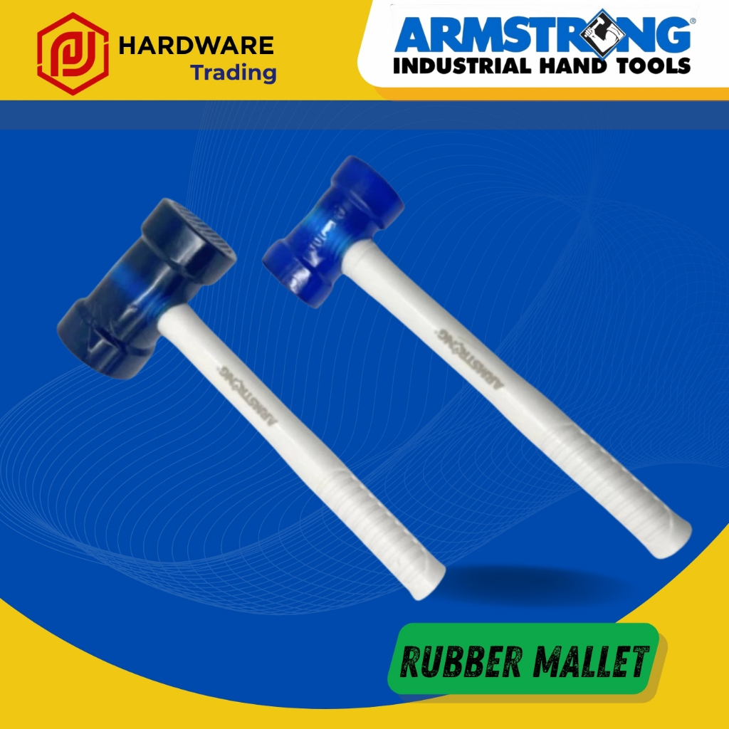 ARMSTRONG RUBBER MALLET HAMMER PVC HANDLE | Shopee Philippines