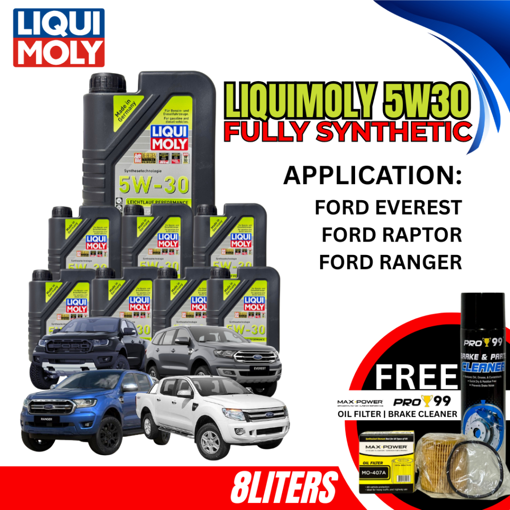 LIQUI MOLY CHANGE OIL PACKAGE | FORD EVEREST, RAPTOR, RANGER | FULLY ...