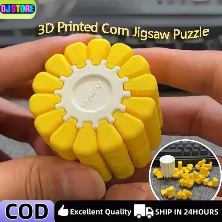 3D Corn Puzzle Creative Magic Cube Decompression Educational Childrens ...