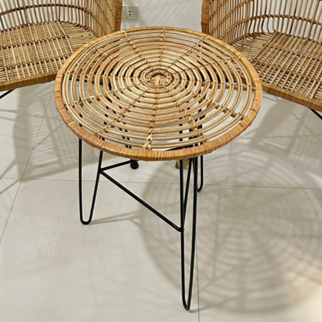 Rattan Table Round / Coffe Table / Center Table | Shopee Philippines