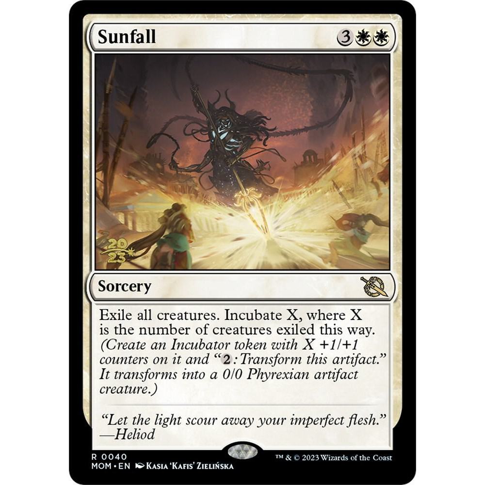 MTG CARD: Sunfall (March of the Machine) | Shopee Philippines
