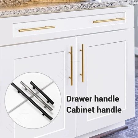 Stainless Steel 304 Cabinet Drawer Handle Pull Wardrobe Cabinet Handles ...