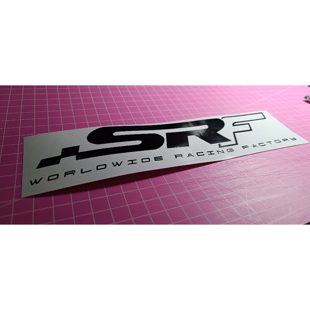 SRF WORLDWIDE RACING FACTORY STICKER DECAL | Shopee Philippines