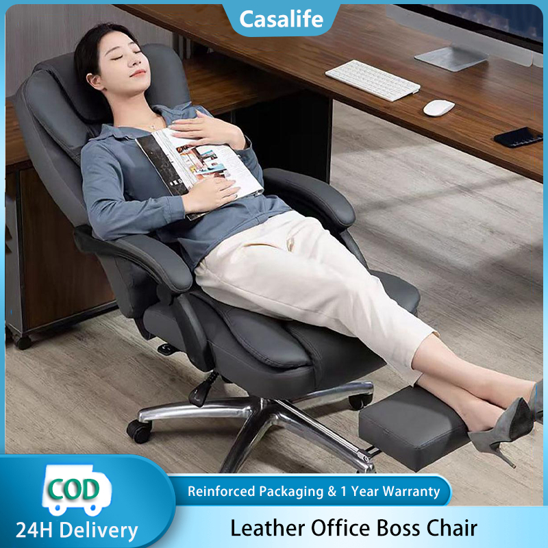 Gaming Recliner Height Adjustable Recliner Chair Leather Rest