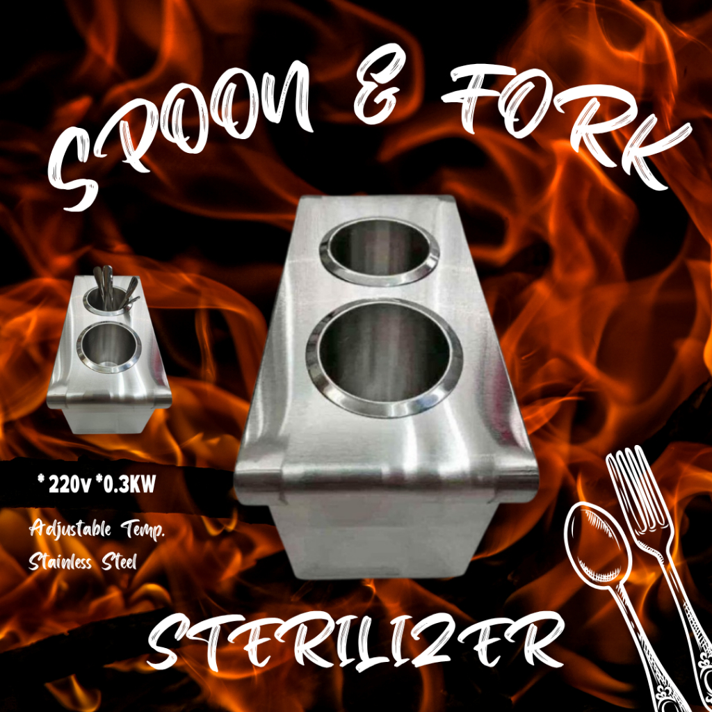 2 holes spoon and fork electric heater/sterilizer heavy duty | Shopee ...