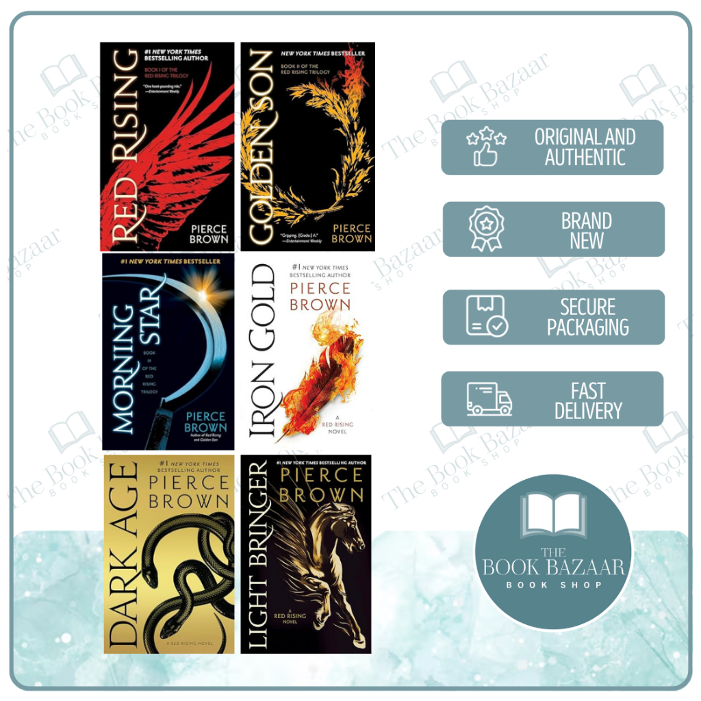 [BOOKBAZAAR | PAPERBACK] The Red Rising Series 6 Books Collection by ...