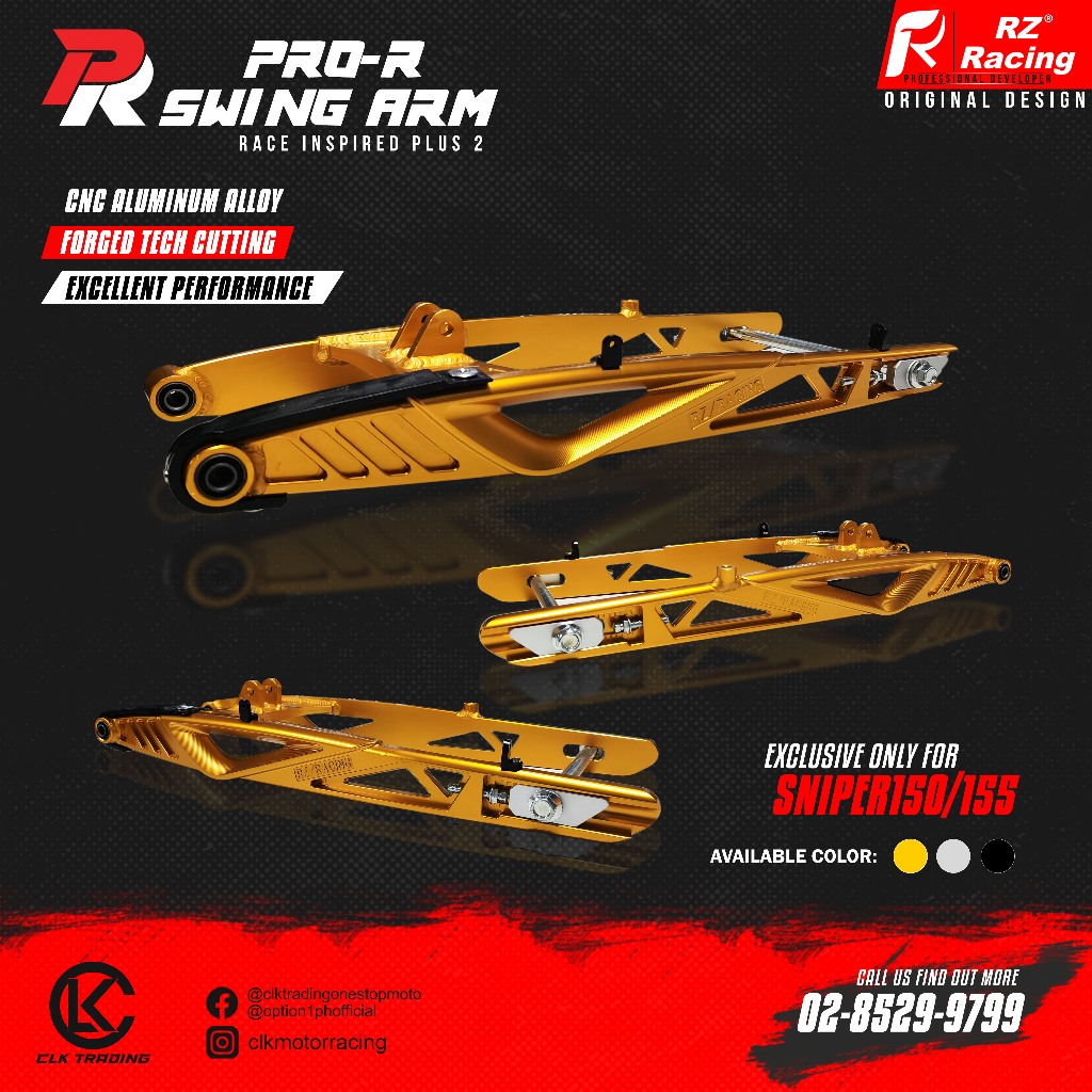 RZ Racing Swing Arm Pro-R Series V1 PLUS 2 Sniper150/155 VVA | Shopee ...