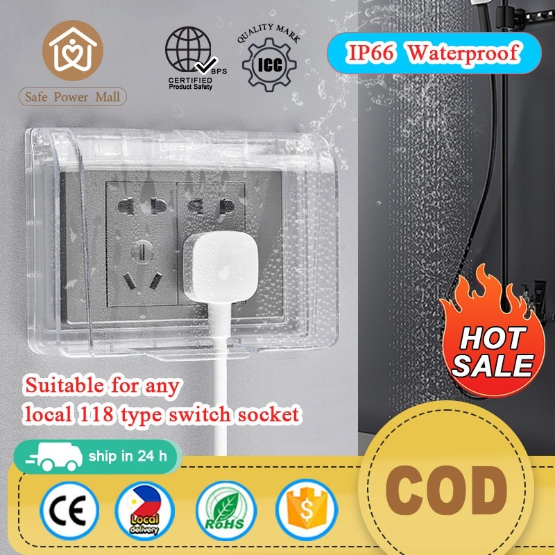Wall Switch Socket IP66 Waterproof box Waterproof Switch Clear Dust ...