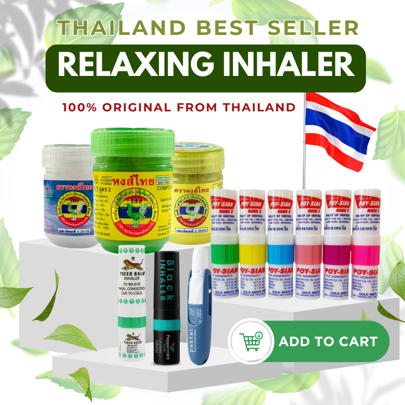 Best Seller Thai Inhalers 100% Authentic from Thailand | Shopee Philippines