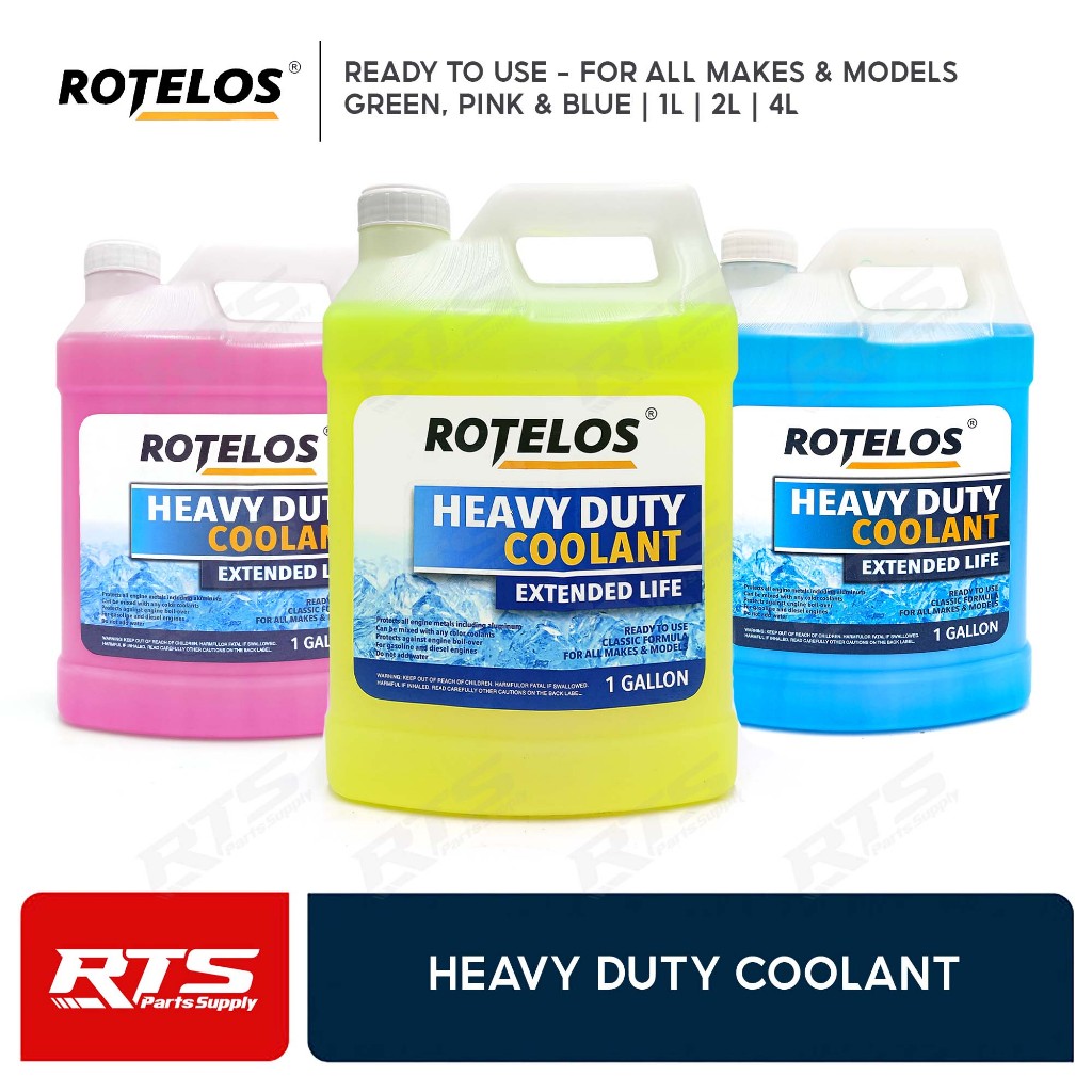 Rotelos Coolant Green, Pink & Blue for Car and Motorcycle 1L 1 LITER ...