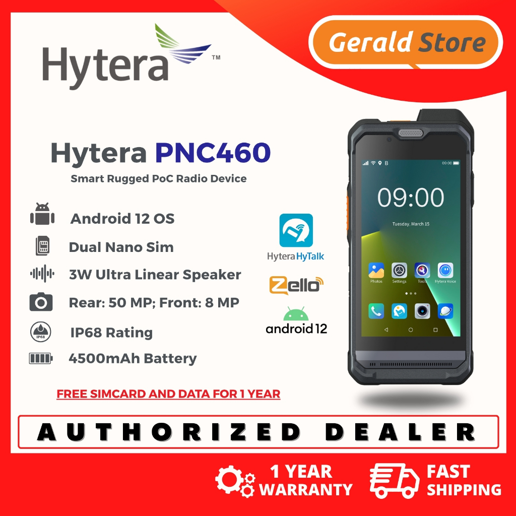Hytera PNC460 Smart Rugged PoC Radio Device - GeraldStorePH | Shopee ...