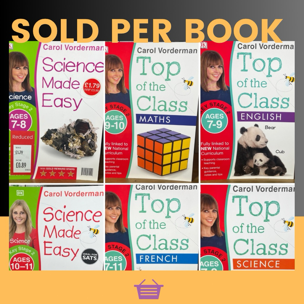 DK Workbooks by Carol Vorderman | Top of the Class | Science Made Easy ...