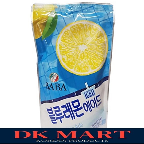 BABA BLUE LEMON ADE 190ML POUCH DRINK DK MART | Shopee Philippines